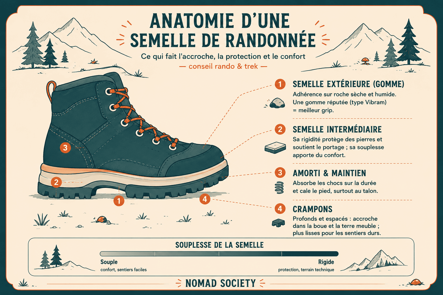 Comment choisir mes chaussures de randonnée ?