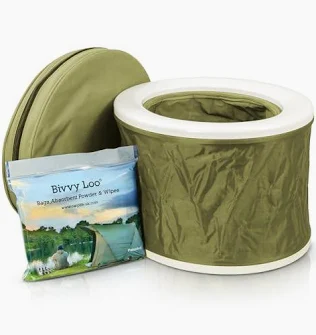 Toilettes sèches de camping Vert - Bivvy Loo